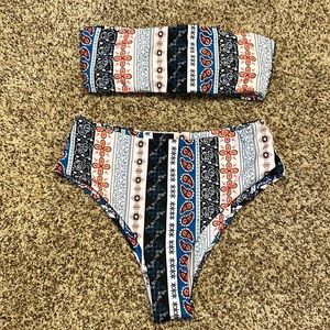 FINAL $ DROP ❗️ NWOT bandeau two piece bikini